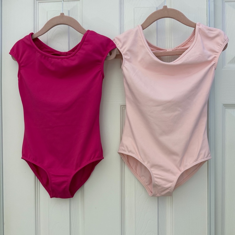 Bloch Kids One-Piece Leotard Classic in Fusia pink and Light Pink
Size 6X-7